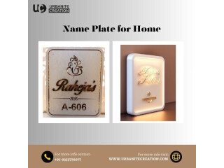 Name Plate for Home