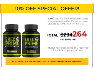 ErecPrime (Review) Boosted Testosterone Levels and Increased Energy! Read