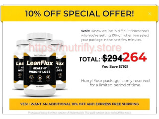 LeanFlux (Review) 100% Safe Benefits and Loss Weight and Health!